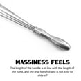 thumbnail image 5 of Jierger Eggs Whisk Eggs Beater Ball Mixer Hand Mixer Cooking Sainless Steel Allows you to stir Easily Without Feeling Tired, Use for Making 𝑪𝒓𝒆𝒂𝒎 of Egg Beater 10/12 inch, 5 of 5