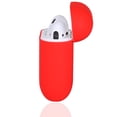 thumbnail image 5 of WUWOCJ Case Compatible with Airpods 1&2,Soft Silicone Skin Case Cover Shock-Absorbing Protective Case (Red), 5 of 5