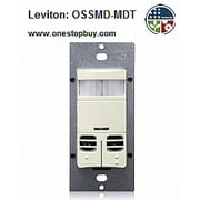 UPC 078477403112 product image for Leviton OSSMD-MDT Occupancy Sensor Decora Style Wall Switch PIR/Ultrasonic Auto/ | upcitemdb.com