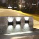 thumbnail image 3 of 2 lámparas de pared solares para exteriores, balcón, valla, camino, decoración de jardín (6 LED blancas) Tmvgtek Iluminación del hogar multifuncional, 3 of 9
