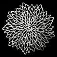 thumbnail image 6 of 4-Pack Silver PVC Placemats ,Reversible Hollow out Design Table Chargers for Dining Table Settings (15inch), 6 of 8