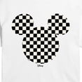 thumbnail image 3 of Disney - Checkerboard Mickey Ears Cropped Graphic T-Shirt, 3 of 5