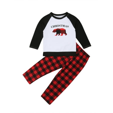 

Gupgi Family Matching Adult Kid Christmas Pyjamas Nightwear Pajamas PJs