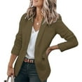 thumbnail image 1 of Dellytop Womens Casual Open Front Long Sleeve Jackets Blazer, 1 of 2