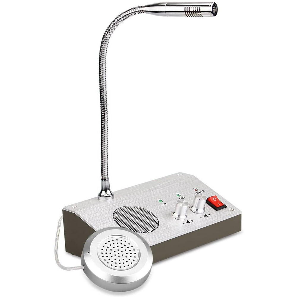 Coolmade Window Speaker System Two Way Speaker System Radio WalkieTalkie Talk Through