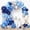 Blue Sliver, variant on Rose Gold Balloons Garland Arch Kit, 150pcs Rose Gold Pink White Gold Confetti Latex Balloons for Mothers Day Bridal Wedding Birthday Baby Shower Graduation Bachelorette Party Decorations