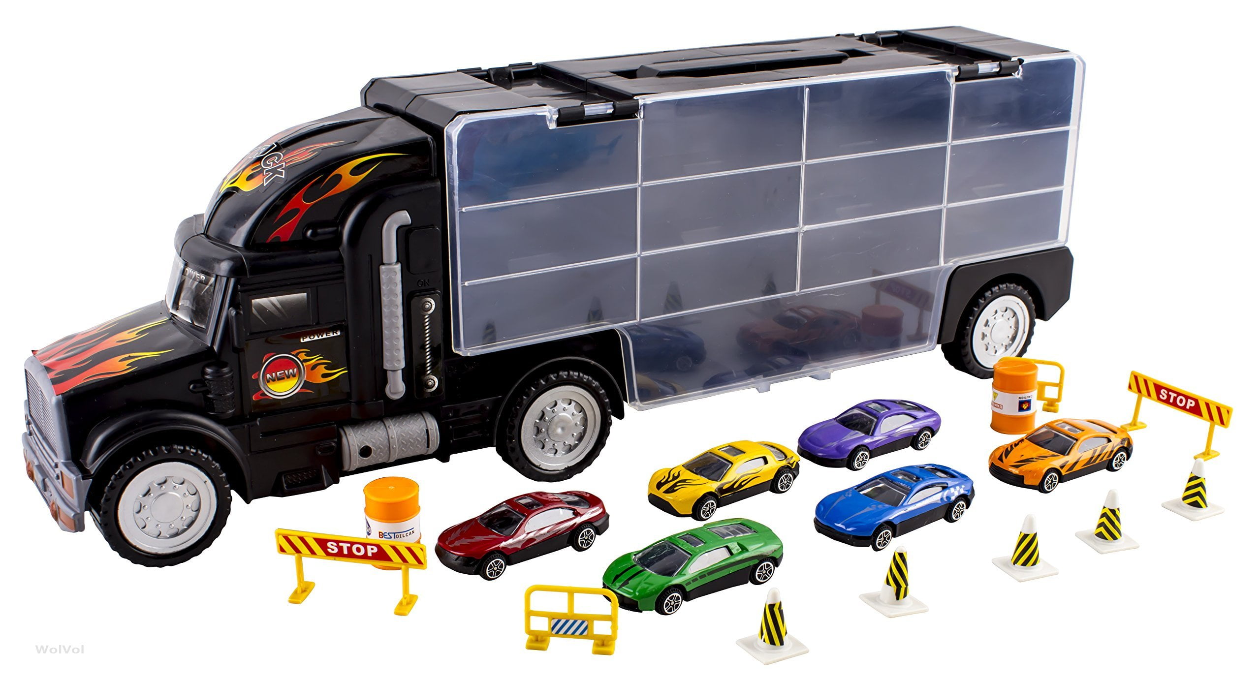 wolvol transport car carrier truck