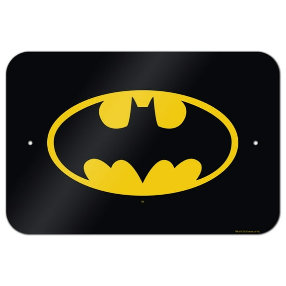 Batman Classic Bat Shield Logo Home Business Office Sign