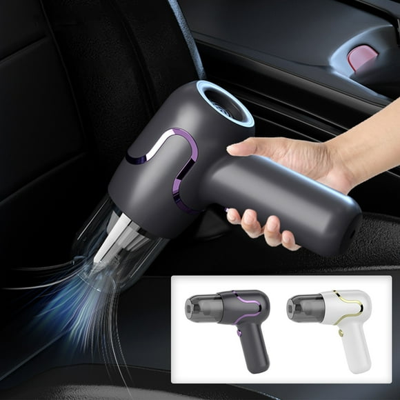 Aspiradora y soplador inalámbrico 3 en 1 - 15KPA Potente portátil portátil para hogar y auto - Recargable con manguera extendida y accesorios multicepillo