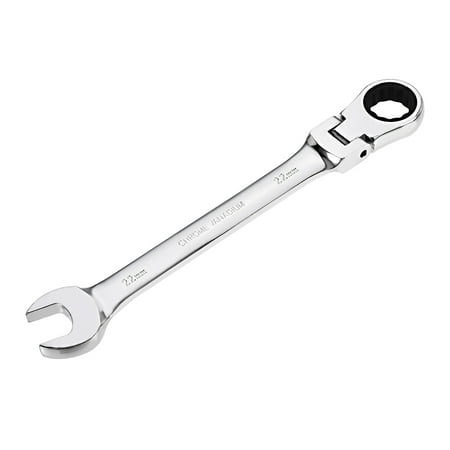 

Uxcell 22mm Flex-Head 72 Teeth Box Ended Ratcheting Combination Wrench CR-V Steel