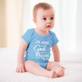 thumbnail image 3 of I’m Proof That God Answers Prayers - Baby Clothes - Funny Newborn Bodysuit Outfits for Boys And Girls Sky Blue-style 9months, 3 of 7