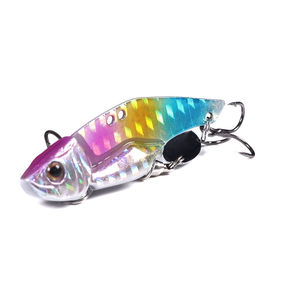 HENGJIA Blade Bait Fishing Lures for Bass Walleye, Long Cast Metal Fishing Spoons Baits for Freshwater Saltwater Blade Baits Crankbaits Fishing Lure
