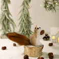 thumbnail image 4 of MOQIN Christmas Tree Decorations Hanging Ornaments– Foam Squirrel Shaped Pendants, Festive Holiday Decor for Xmas Tree, Home, Party, Wall Decoration Displays, 4 of 4