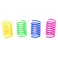 thumbnail image 1 of Pet Wide Colored Springs Cat Toys Plastic Coil Springs for Cat Kitten Pets 4 Pieces (Random Color), 1 of 5