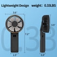 thumbnail image 2 of Ventilador portátil Peiyuu de 4000 mAh, recargable, 6 velocidades, 2 of 7