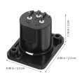 thumbnail image 2 of unbranded 6Ud Adaptador Panel Montaje Xlr Negro Para Karaoke Con Audio Claro Y Nítido, 2 of 8