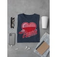 thumbnail image 3 of Pure Passion Emoji - Bold Heart Graphic Men's T-shirt, 3 of 4
