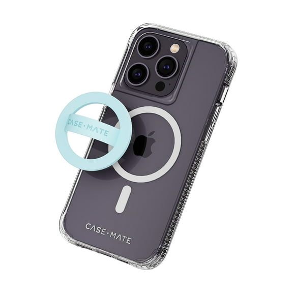 Case-Mate Magnetic Soft Loop Phone Grip with 360° Rotatable Ring, Blue