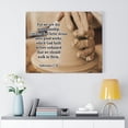 thumbnail image 3 of Scripture Walls  We Are His Workmanship Ephesians 2:10 Scripture Bible Verse Canvas Christian Wall Art Ready to Hang Unframed, 3 of 7