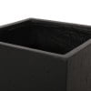 thumbnail image 6 of GDF Studio Fardeen Outdoor Modern Cast Stone Square Planter, Black Large, 6 of 7