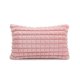 thumbnail image 1 of Nvzi Funda de almohada decorativa de 12 x 20 pulgadas, estilo rústico, moderna, para sofá, sala de estar, color rosa, 1 of 4
