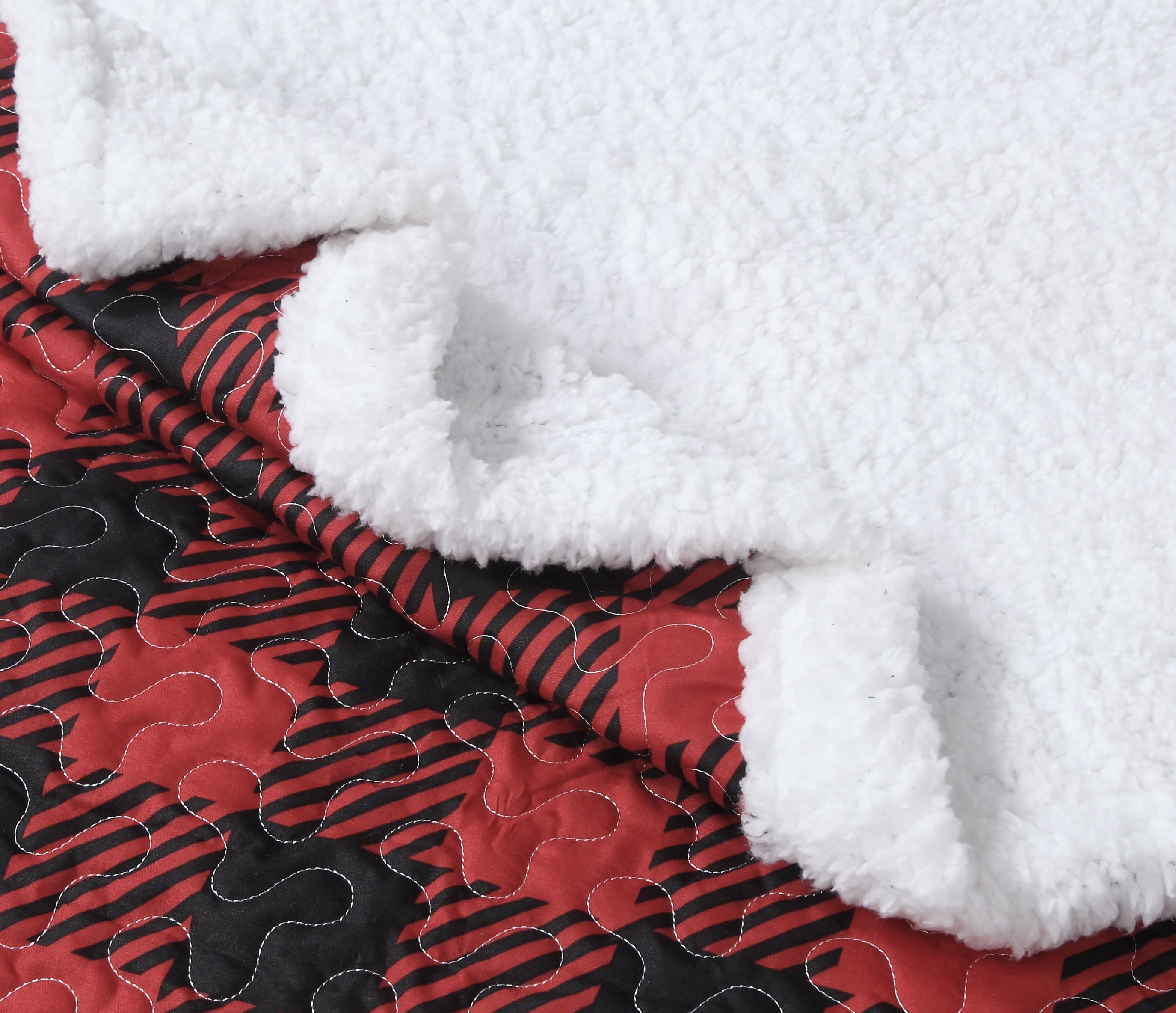 Canyon Plaid 3-Piece Sherpa Quilt Set Twin