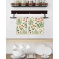 thumbnail image 2 of Spring Botanical Kitchen Dish Towels for Drying Dishes Set of 3, Country Farmhouse Wildflower Watercolor Waffle Weave Microfiber Hand Tea Bathroom Towels Quick Dry & Absorbent Towel 15.7x23.6, 2 of 7