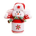 thumbnail image 2 of Fiudx Decoración del hogar Nueva caja navideña con orejas de conejo y muñeco de nieve, caja de regalo navideña para niños, caja de papel para envolver regalos de Papá Noel, caja de dulces, 2 of 6
