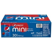 Pepsi Wild Cherry Mini Cans, 7.5 Fluid Ounce (30 Count)