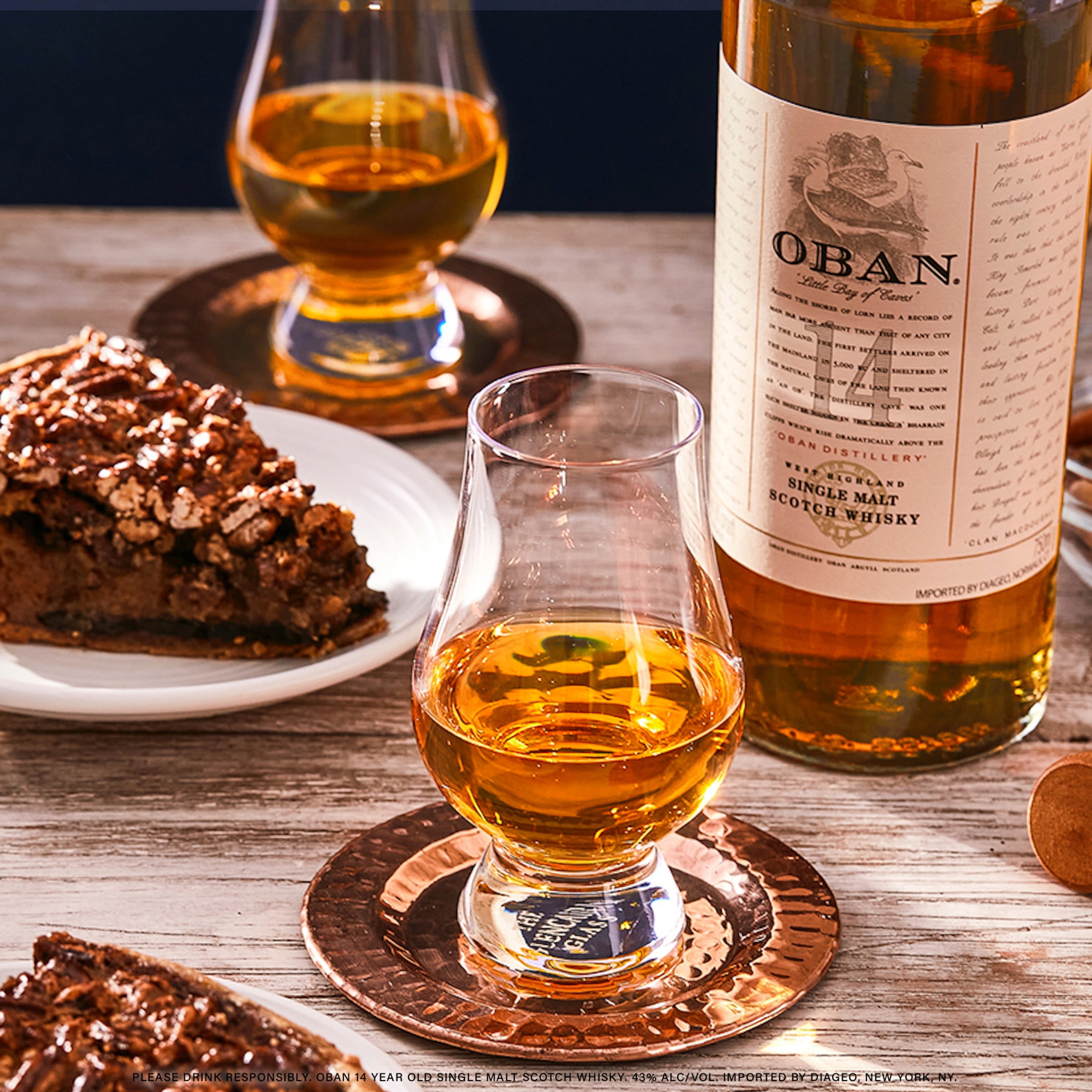 Oban 14 Year Old Single Malt Scotch Whisky, 750 mL, 43% ABV