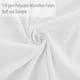thumbnail image 4 of Duvet Cover Set 3 Piece Solid Color Bedding Set, 110gsm Polyester Microfiber Quilt Cover with Bow Tie Closure,Include 2 Pillowcases(No Duvet) Queen White Unique Bargains Juego de Edredón Funda, 4 of 6