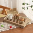 thumbnail image 5 of Bread Cutting Board with Crumb Catcher Tray Wooden Holder Bread Tray for Serving Bread Slicers for Homemade Bread Cutting Boards for Kitchen with Holder$$Home Decor, Kitchen, & Other, 5 of 7