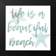 thumbnail image 2 of Phillip, Jamie 20x20 Black Modern Framed Museum Art Print Titled - Beach Life, 2 of 5