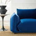 thumbnail image 7 of Armchair Accent Chair, Velvet, Blue Navy, Modern Contemporary Urban Design, Living Lounge Room Hotel Lobby Hospitality, 7 of 7