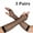 Black, variant on 3 Pairs Fingerless Fishnet Gloves for Women, Mesh Fish Net Arm Sleeves, Gothic Punk 80s Scene Emo Party Accessories