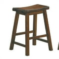 thumbnail image 2 of Xukmct 29" Solid Wood Backless Barstools, Counter Height Stools for Home, Bar, Dining Room, Wine Red, 2 Pack, 2 of 5