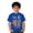 Blue, variant on Boys girls Patriotic T-Shirt 250 Years of American Freedom 1776-2026 Graphic Tee 4th of July USA Map Flag Kids Short Sleeve Top