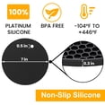 thumbnail image 6 of CAKETIME Silicone Trivet Mats - Hot Pot Holders, Drying Mat, Hot Pads Robust Non Slip Coasters Heat Resistant Mats, 6 of 6