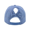 thumbnail image 4 of Infinity Her GABY Women's Perforated Performance Cap-Periwinkle/ Floral, 4 of 4