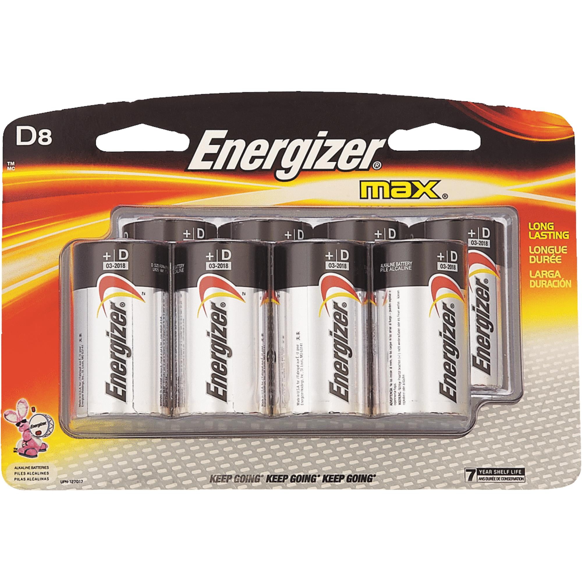 Energizer Max D Alkaline Battery