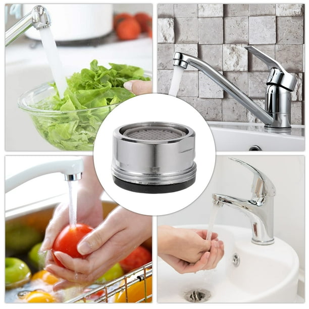 Bewildely Aireador de cocina de fácil instalación de 4 piezas que maximiza la conservación del agua 4 unidades en 1 paquete de aireador de Juegos de accesorios de baño
