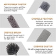 thumbnail image 4 of Duster Brush Microfiber Duster Extendable Gap Dust Tools Retractable Car Cleaning Brush Household Ceiling Cleaning Tools Microfibre brush, 4 of 6
