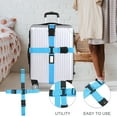 thumbnail image 3 of Luggage Straps for Suitcases Luggage Stripe Cross Style Packing Belt Luggage Belt Suitcase Packing Belt, 3 of 6