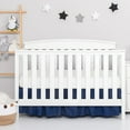 thumbnail image 4 of Bed Dust Cover Easy Installation Baby Crib Bed Skirt Soft Elastic Toddler Crib Bedding Skirt for Bedroom, 4 of 7