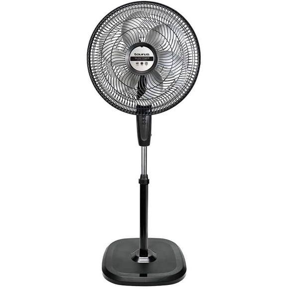 Ventilador de Pedestal 18P 3VEL ECOJET Negro Taurus SILENT POWER