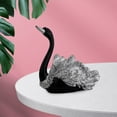 thumbnail image 3 of Estatuilla de Animal Mayimx Escultura de Cisne Elegante Adorno Artesanal de Escritorio, 3 of 7