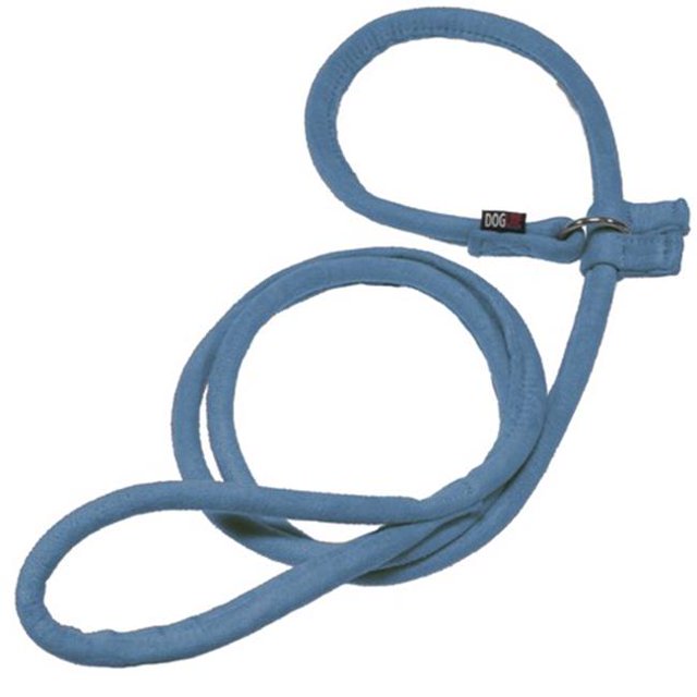 Dogline M8050-2 60 L x 0,25 W. Confort Microfibre Ronde Slip Lead&44; Bleu