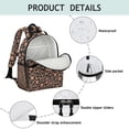 thumbnail image 4 of Red Dog Art Footprint Backpack for School,Cute School Bag,Schoolbag with Adjustable Shoulder Straps & Padded Back,15.25"x11.5"x5.25", 4 of 6