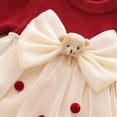 thumbnail image 4 of KYAIGUO Toddler Baby Knit Sweater Dress for Girls Baby Princess Knitted Puffy Skirt Infant Christmas Knit Outfit Sweet Red Knitwear for 3M-4Y, 4 of 9