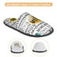 thumbnail image 3 of Fotbe Hello Pantuflas Peludas para Mujer con Estampado, Zapatillas de Peluche, Zapatos de Invierno para Casa, Uso Interior y Exterior-Large, 3 of 8